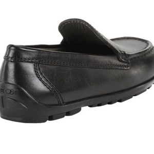 GEOX FAST Moccasin Premium Leather Plain Slip On Loafers Size 6 Jr ( 7 )